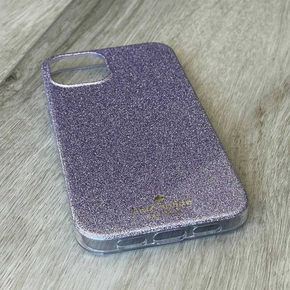 Kate Spade Iphone 13 PRO Glitter Lilac Fros Case